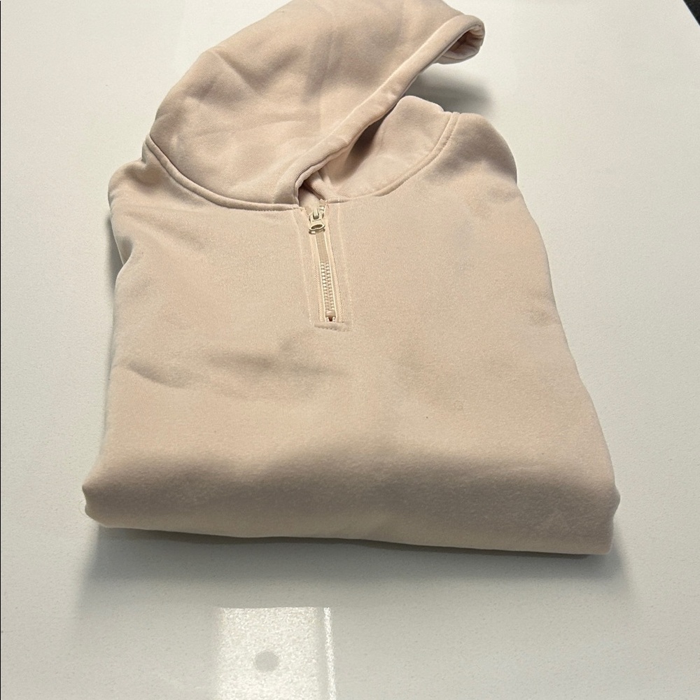 Cream Hooded Sweatshirt NWOT